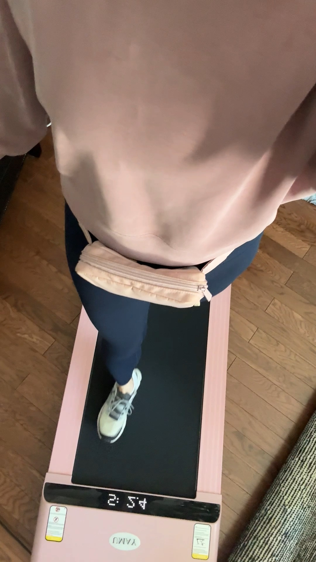 Workout outfit of the day 🩷💙

Pink sweatshirt 
Lululemon tank 
Lululemon align leggings 
On cloud sneakers 

Athletic outfit 
Walking pad 


#LTKHome #LTKootd #LTKActive