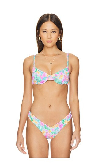 Kulani Kinis Ditzy Underwire Top in Blue. - size L | Revolve Clothing (Global)