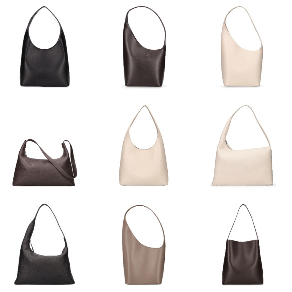 Minimal leather totes and bags 