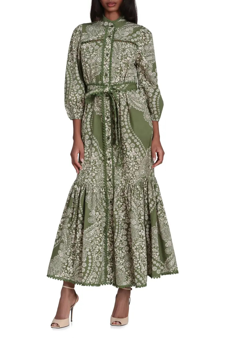 Cotton Poplin Floral Maxi Dress (Women) | Nordstrom | Nordstrom