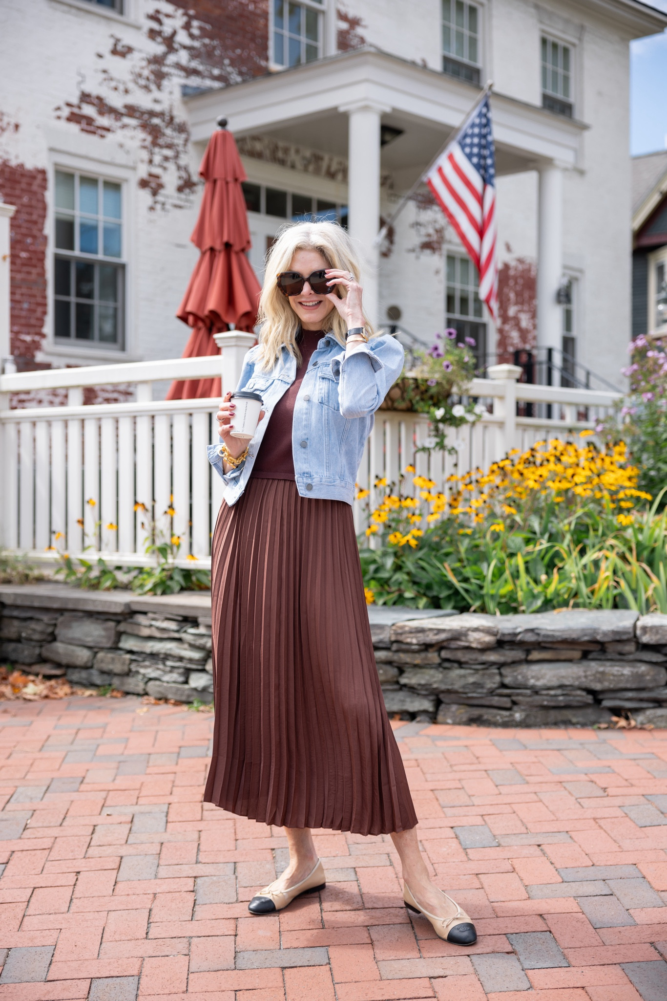 The perfect mixed media dress for fall! Also a gorgeous dress for Thanksgiving. Size S  

#LTKOver40 #LTKStyleTip #LTKFindsUnder100