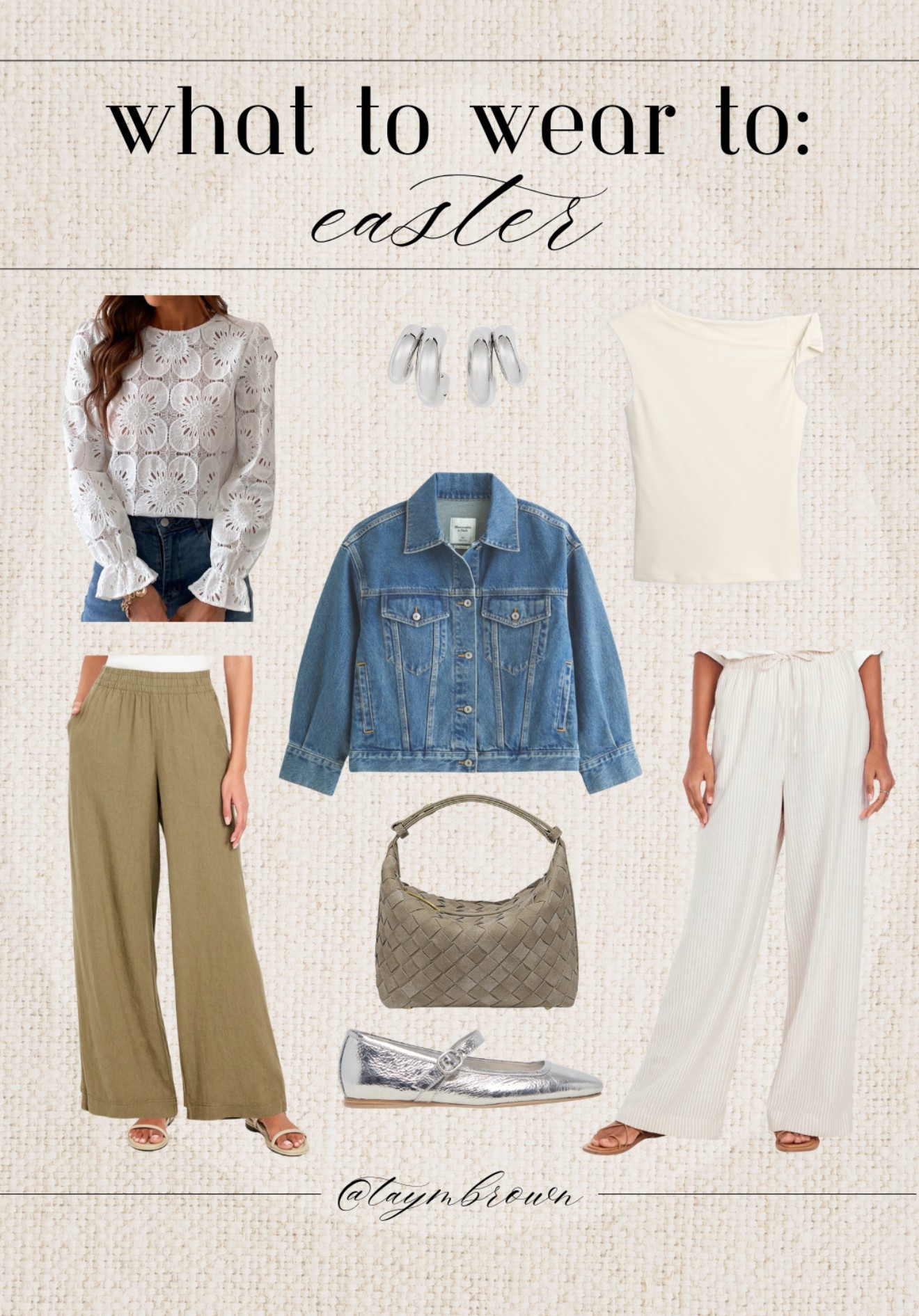 Easter outfit ideas with linen pants 🐰 

#LTKSaleAlert #LTKFindsUnder50 #LTKStyleTip