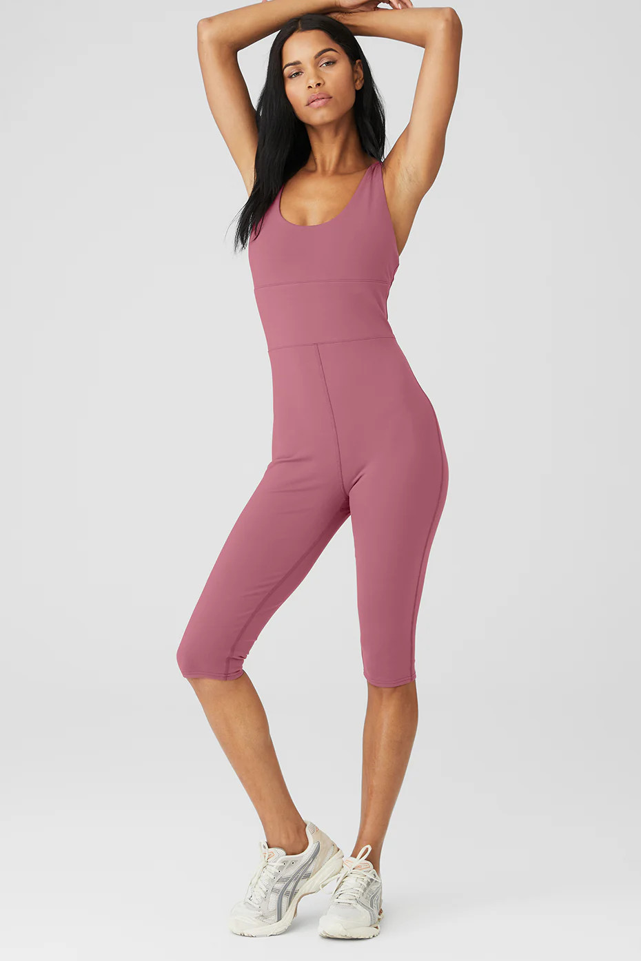 Alo Yoga� | Airbrush Physique Onesie in Mars Clay Pink, Size: XS | Alo Yoga (US)