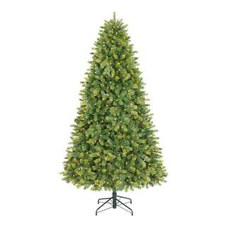 7.5 ft. Willow Creek Spruce LED Pre-Lit Artificial Christmas Tree T14 | The Home Depot