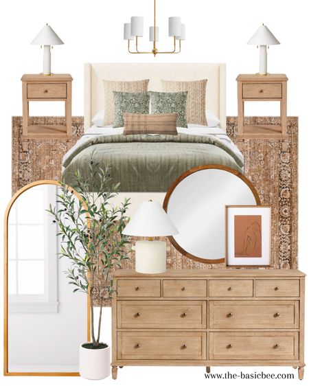 Organic and earthy bedroom design 🍃🌱

Bedroom / bedroom decor / bedroom dresser / bedroom lamps / bedroom light fixture / bedroom art / bedroom wall art / upholstered bed frame / wood nightstands / bedroom pillows / floor mirror / faux plant / bedroom inspo 

#LTKhome #LTKfindsunder100 #LTKMostLoved