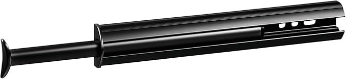 TAG Hardware Premium 14 1/8 Inch Long Expendible Pullout Closet Wardrobe Valet Rod (Black) | Amazon (US)