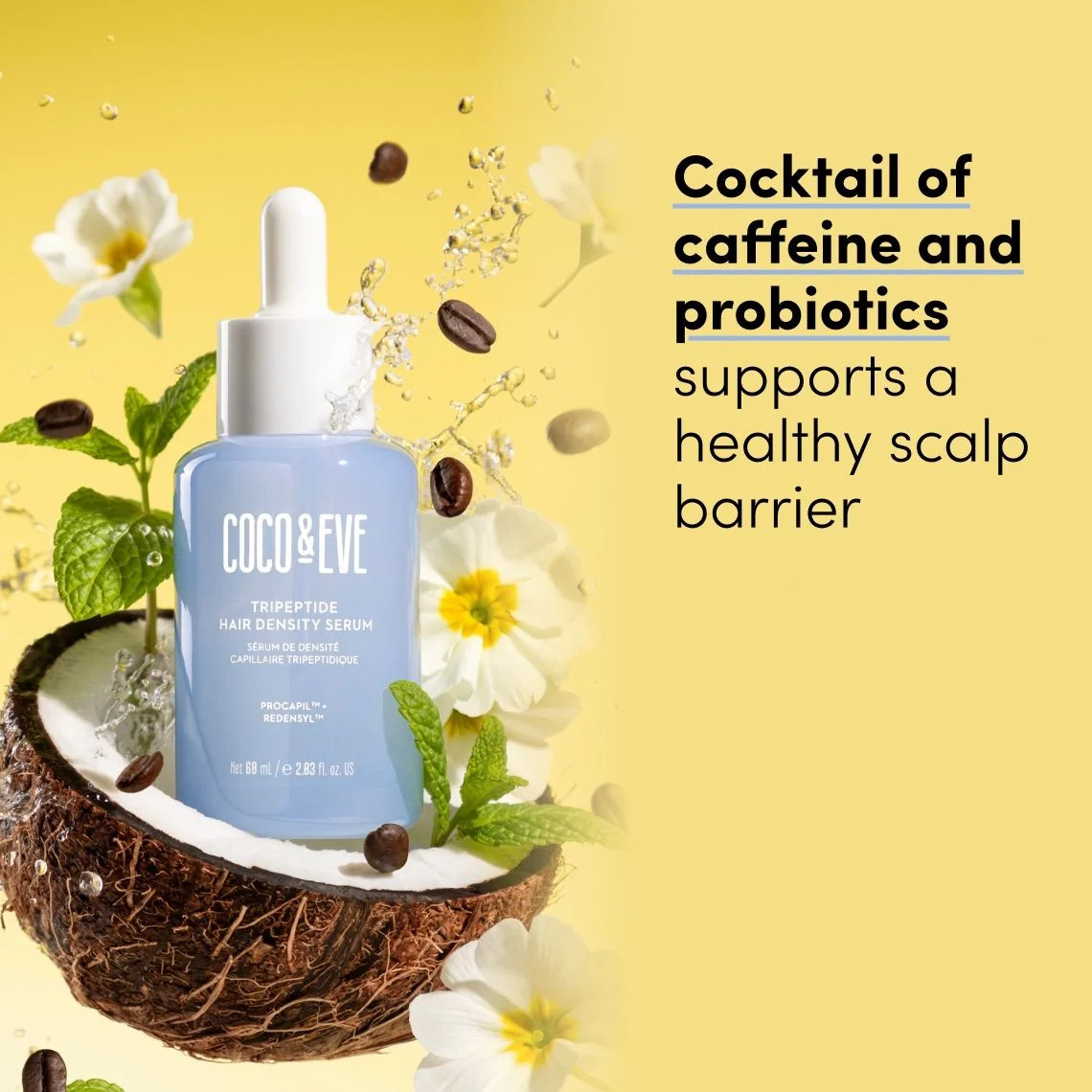 Tripeptide Hair Density Serum | Coco&Eve