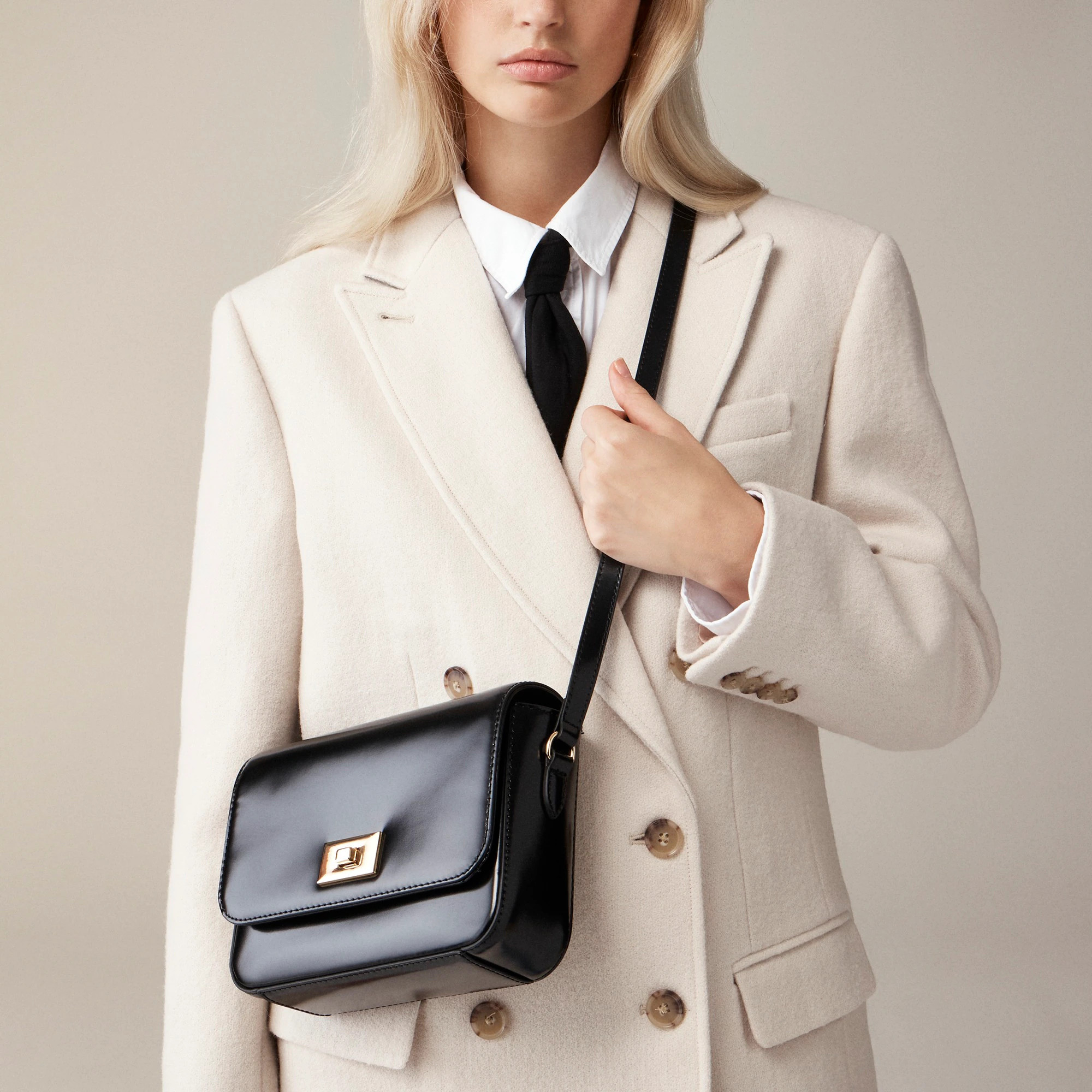 Edie crossbody bag in Italian leather | J. Crew US