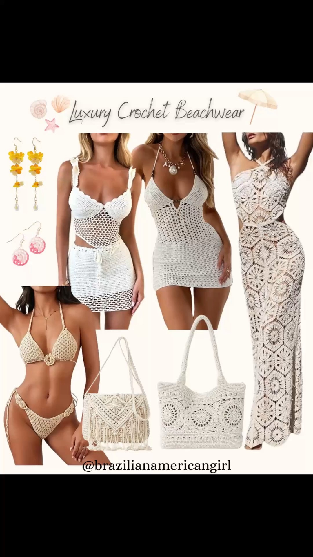 Amazon Luxury Crochet Beachwear

#LTKSwim #LTKSeasonal #LTKootd