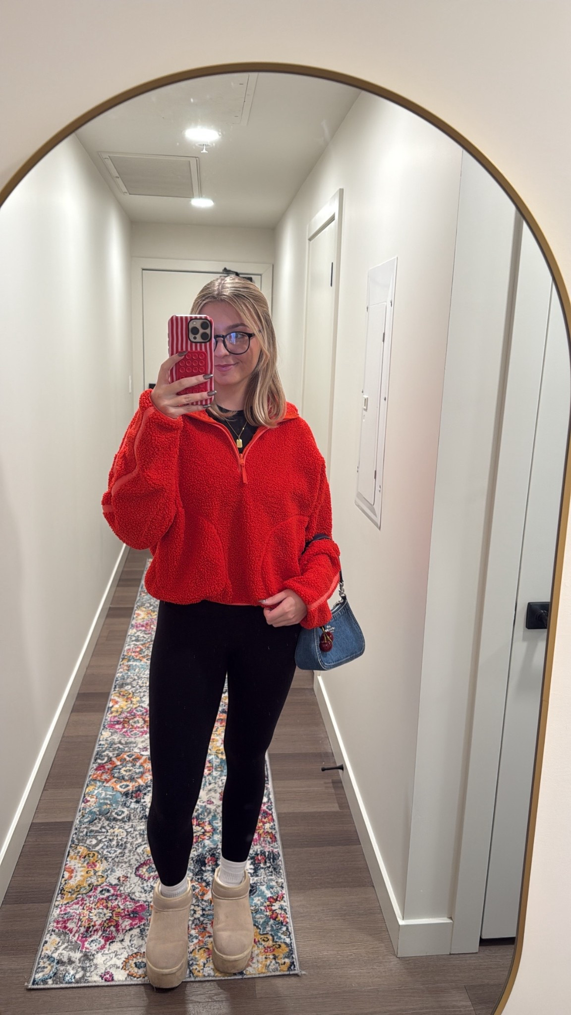 old navy quarter-zip sherpa fleece ❤️❄️

#LTKHoliday #LTKootd #LTKGiftGuide