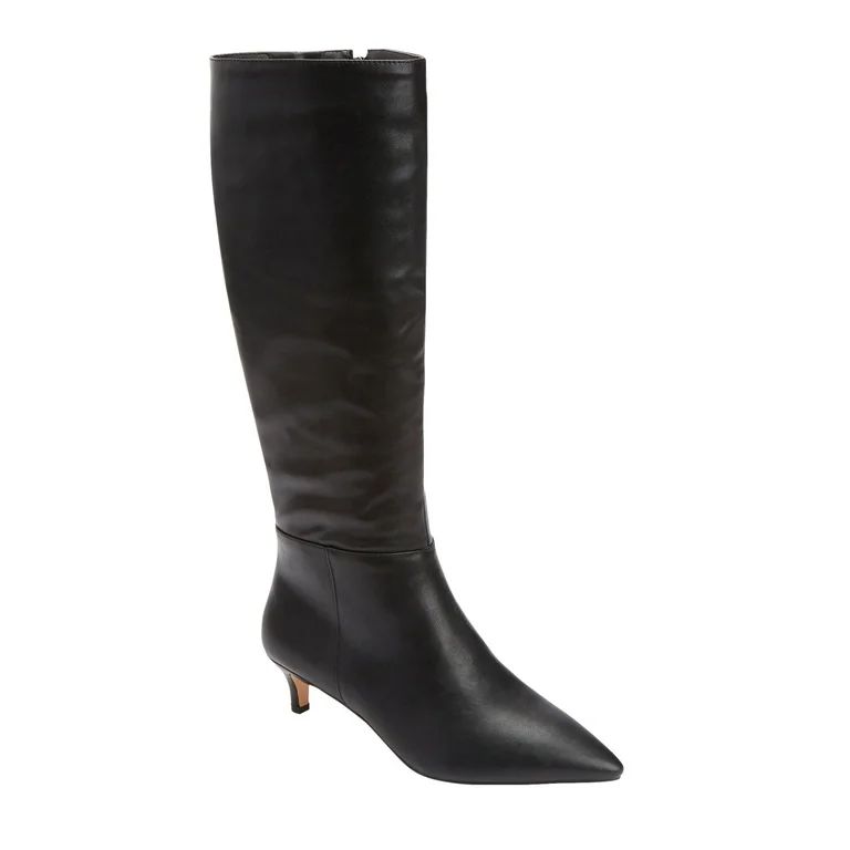 Comfortview Wide Width Poloma Wide Calf Boot | Tall Knee High | Low Heel | Women's Winter Shoes -... | Walmart (US)