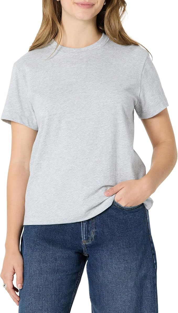 Amazon Essentials (Demi's Pick) Women's Relaxed-Fit Cotton Crewneck T-Shirt | Amazon (US)