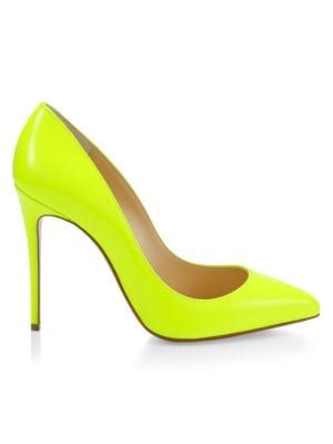 Pigalle Follies 100 Neon Leather Pumps | Saks Fifth Avenue