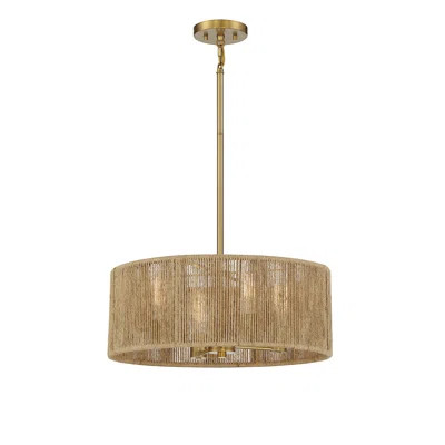 Jolene 4 - Light Unique/Statement Drum Chandelier | Birch Lane