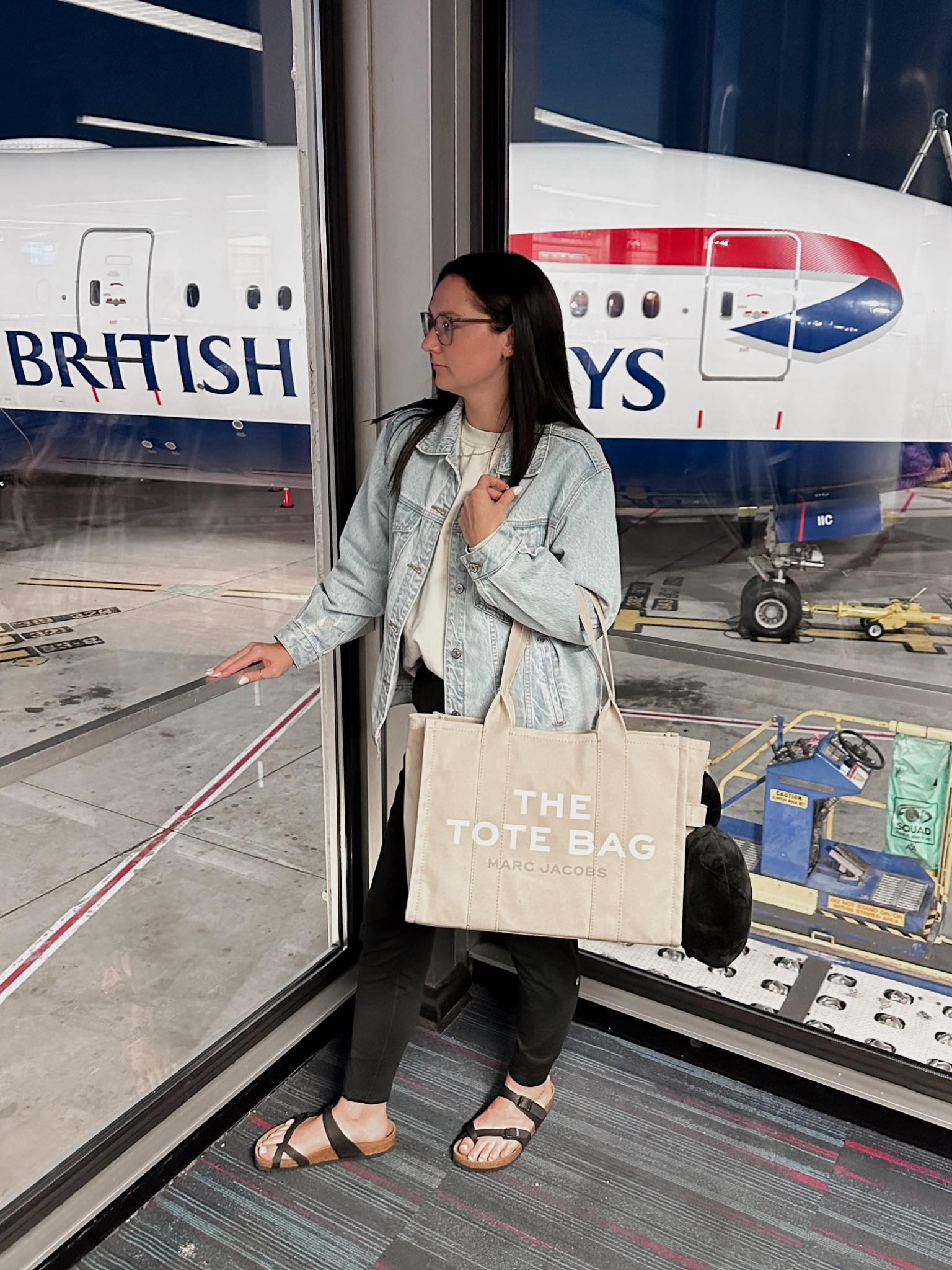 airplane overnight flight outfit idea! i like to be cute but comfy wins out for me every time! plus, best tip ever given to me: take a snuggly bathrobe on the plane and use it like a snuggy for your red eye flights ✈️✈️✈️

#LTKTravel #LTKStyleTip