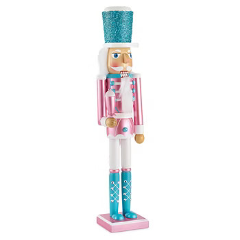 North Pole Trading Co. 24in Pink Wood Christmas Nutcracker | JCPenney