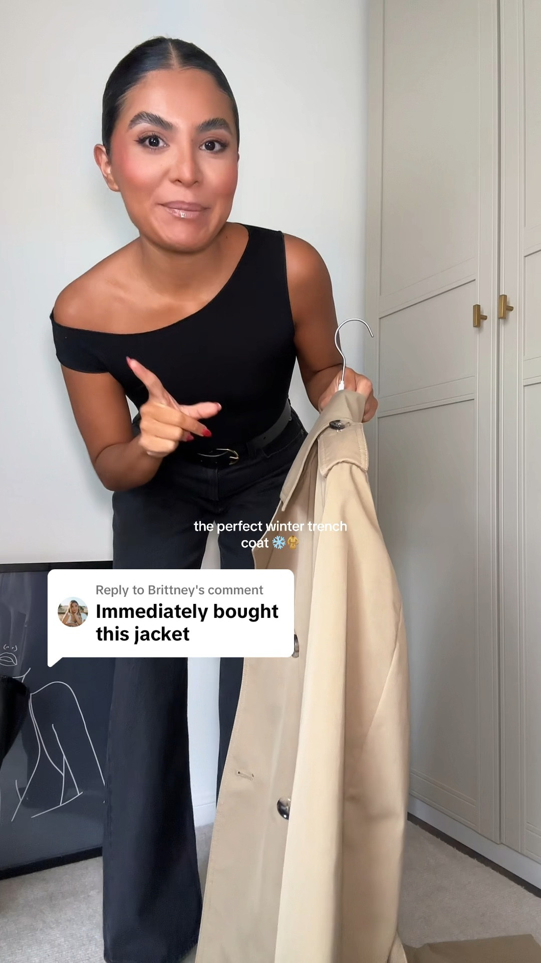 Size Small trench coat

Black Friday
Sales
Holiday winter coats 


#LTKstyletip #LTKsalealert #LTKCyberWeek