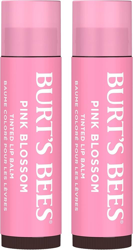 Burt's Bees Lip Tint Balm with Long Lasting 2 in 1 Duo Tinted Balm Formula, Color Infused with De... | Amazon (US)