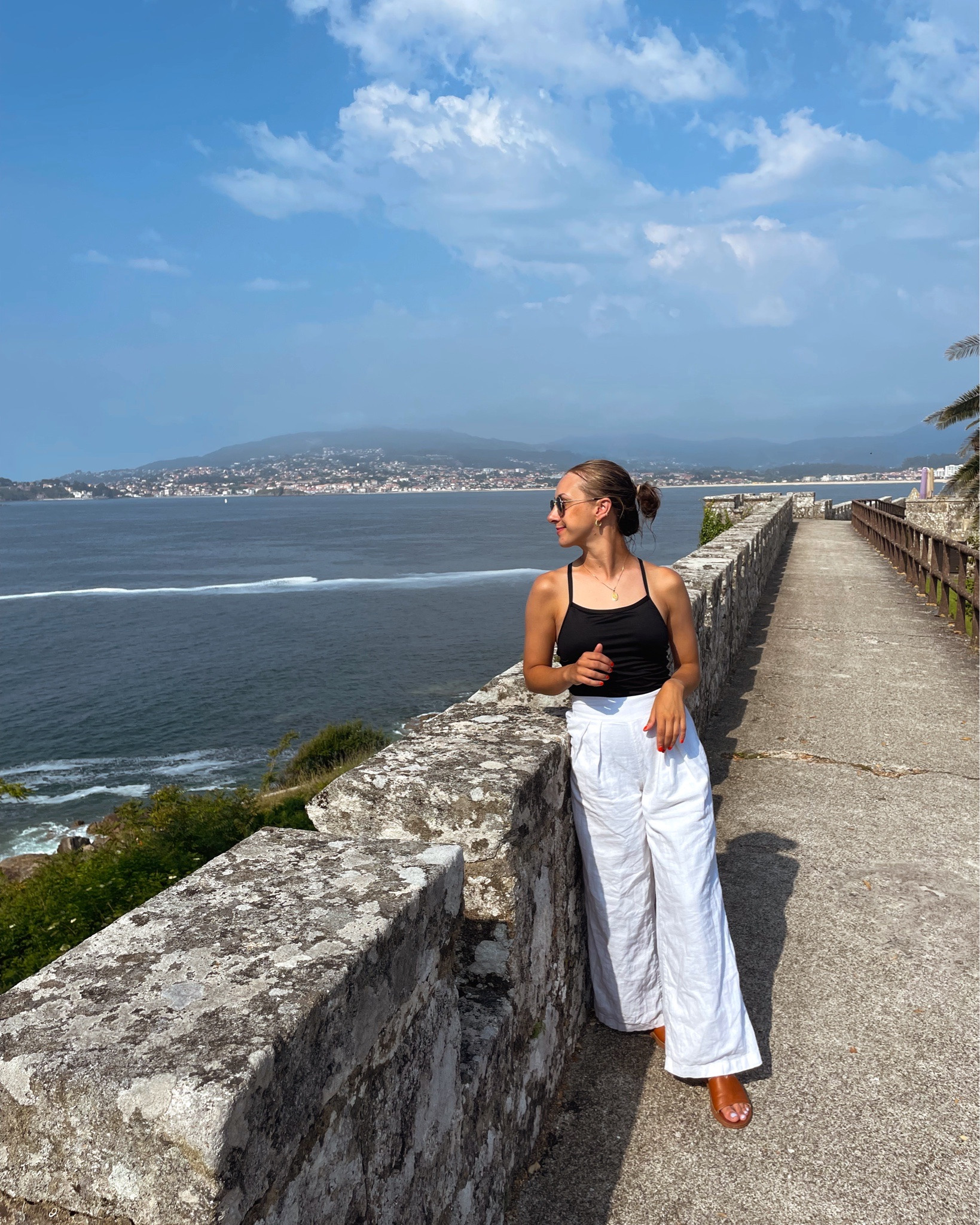 Who else is missing the warm weather?!😩😭 I would do anything to be at the beach right now. I love this modest black one piece swimsuit! It’s affordable and pairs so well with these linen pants making it look like a bodysuit & super cute outfit! 
Spring break is coming up soon👀☀️🌊🏖️ don’t wait till last minute to be prepared !

#LTKTravel #LTKPetite #LTKootd