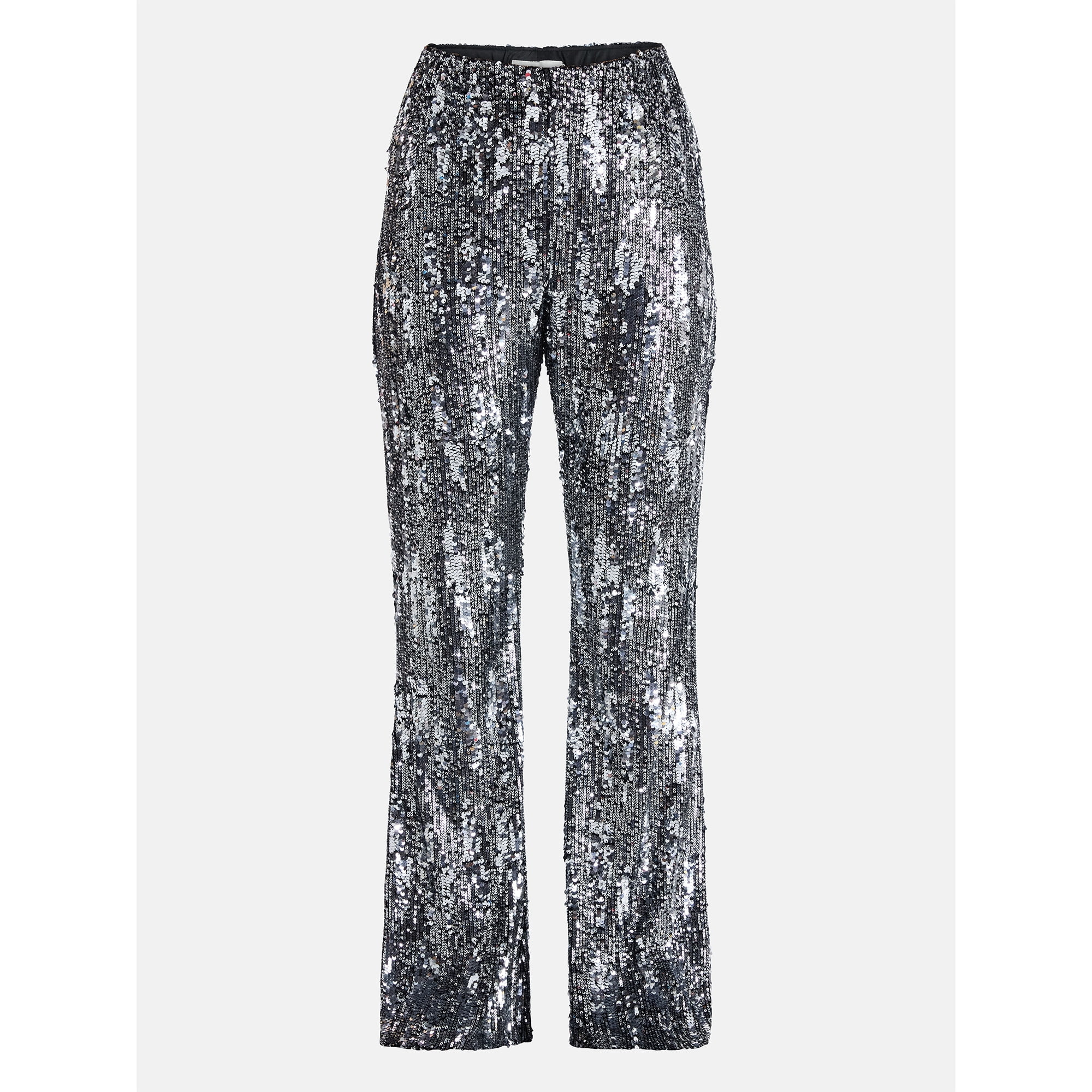 No Boundaries Sequin Flare Pants, Women's and Women's Plus | Walmart (US)