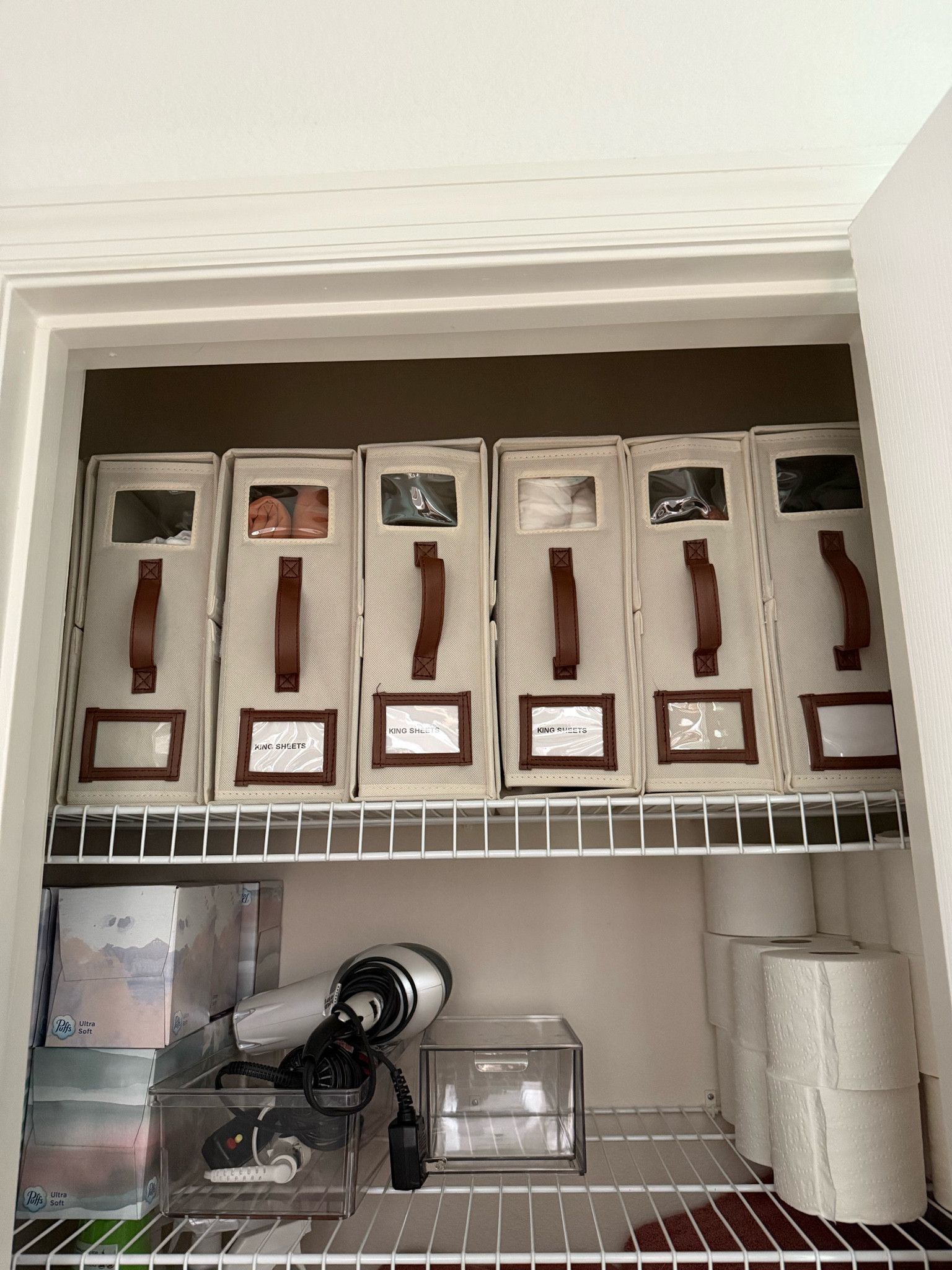 Linen and sheet closet organizers! 

#LTKHome