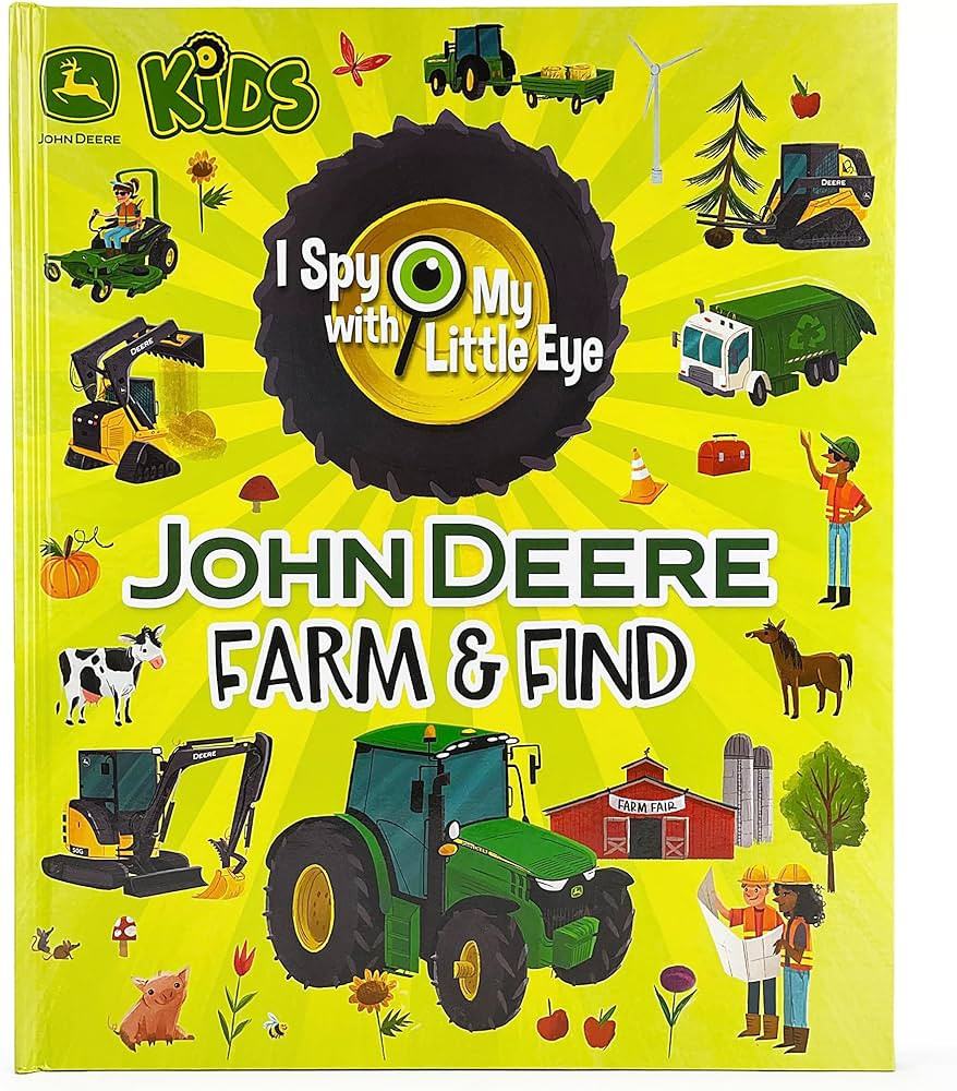 John Deere Kids Farm & Find - I Spy With My Little Eye Kids Search, Find, and Seek Activity Book,... | Amazon (US)