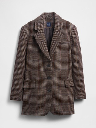 Relaxed Houndstooth Blazer | Gap (US)