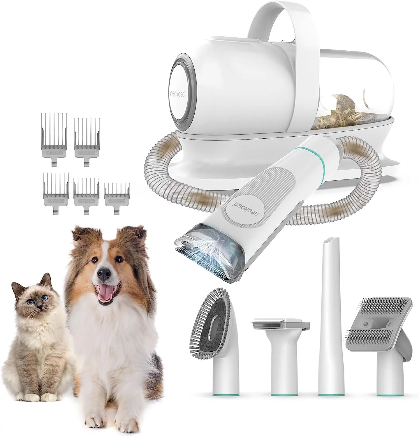 Neakasa by neabot P1 Pro Pet Grooming Kit & Vacuum Suction 99% Pet Hair, Dog Grooming Kit with 5 ... | Walmart (US)