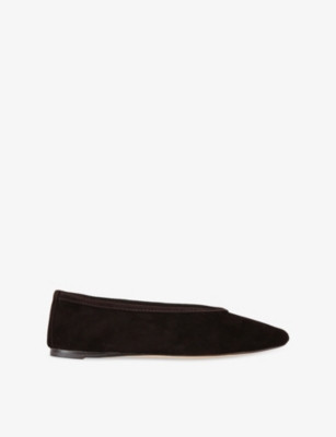 Leni Suede Ballet Flats | Selfridges