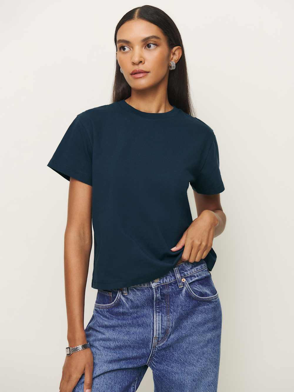 Rowan Crew Tee | Reformation (Global)