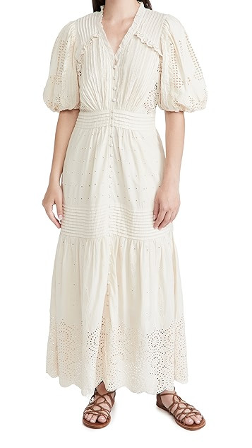 Everleigh Eyelet Long Sleeve Dress | Shopbop