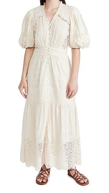 Everleigh Eyelet Long Sleeve Dress | Shopbop