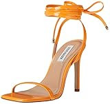 Steve Madden Women's Uplift Heeled Sandal, Orange, 9.5 | Amazon (US)