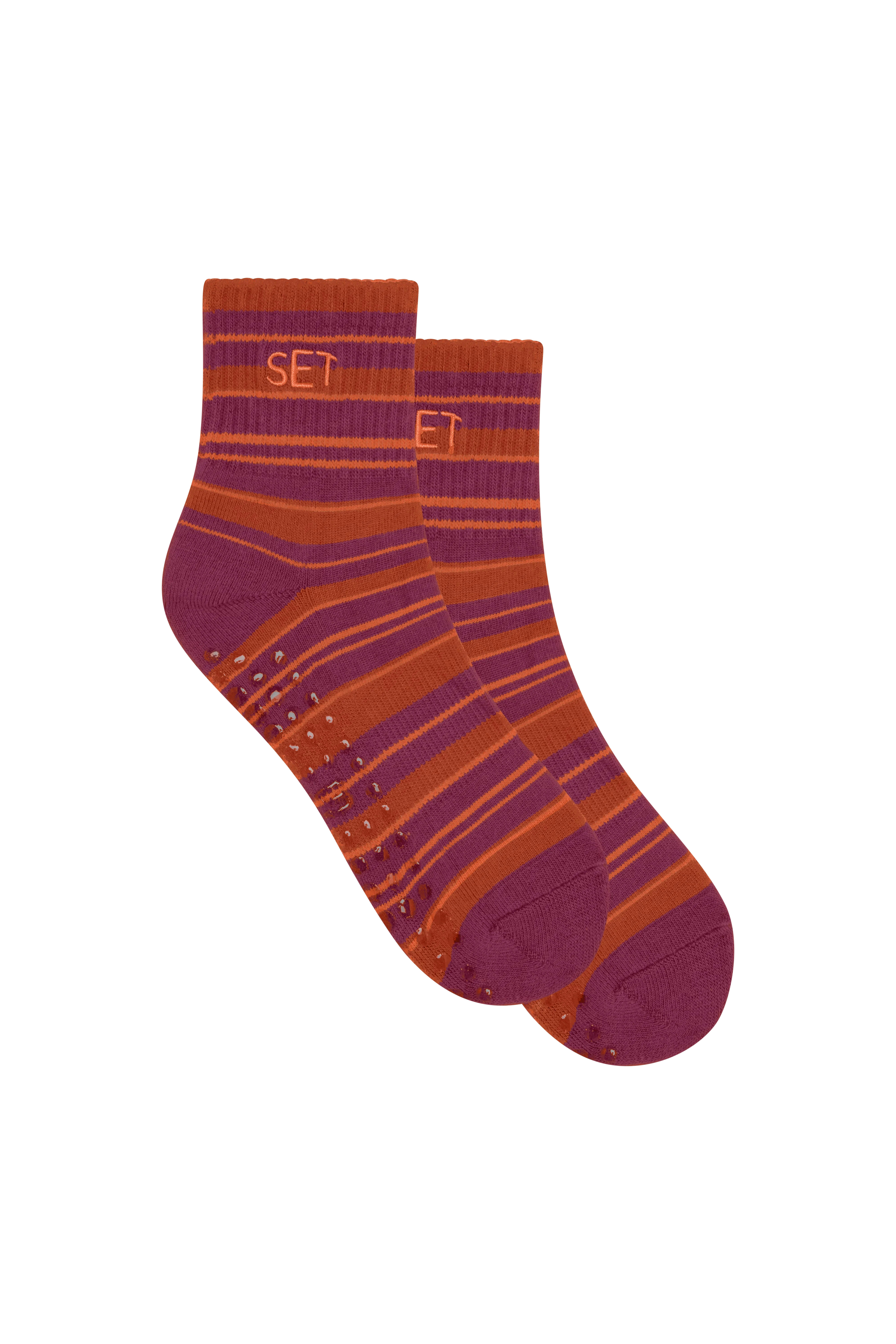 SET STRIPE SHORTY GRIP SOCKS  - HEATWAVE | SET Active