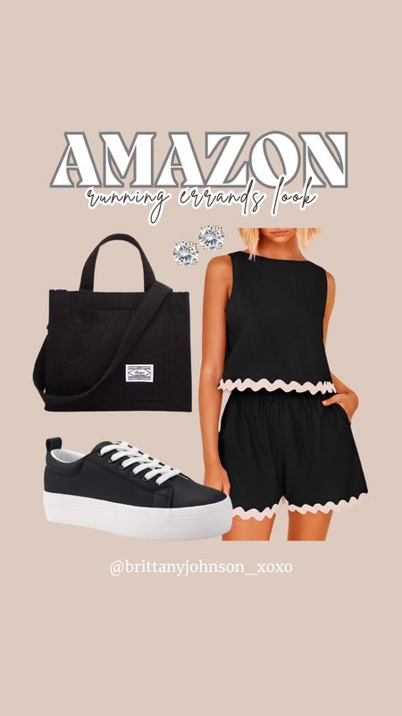 Amazon running errands outfit 🖤

Women’s fashion, 2 piece outfit, 2 piece set, black lounge set, casual spring outfit, spring brunch, casual date night, running errands, mom on the go, trendy mom outfit, trending now, amazon fashion, amazon outfit, everyday fashion, everyday outfit, black tote bag, black sneakers, earrings, travel outfit, travel fashion, airport outfit, spring lunch date, lunch outfit, cute outfit, cute spring set, Amazon outfit inspo, beach cover up, beach vacay 

#LTKSeasonal #LTKfindsunder50 #LTKstyletip