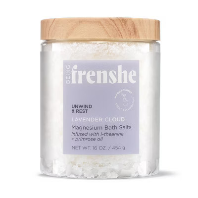 Being Frenshe Magnesium Bath Salts - Lavender Cloud: Jar, Normal Skin, Bath Soaks | Target