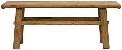 Amazon.com: Bloomingville Reclaimed Elm Wood Coffee Table, Natural : Home & Kitchen | Amazon (US)