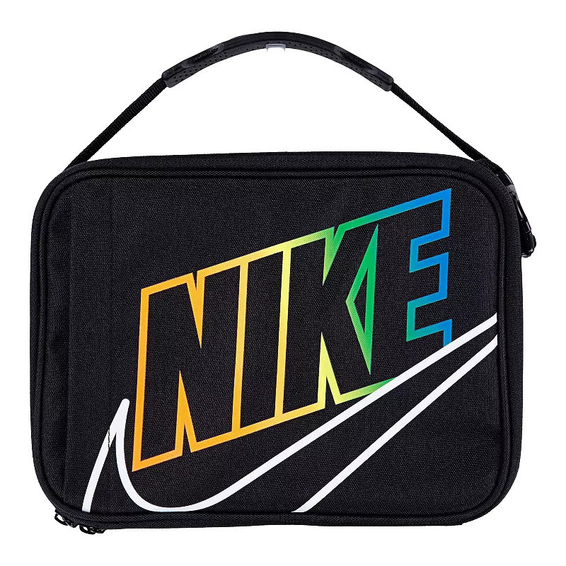 Nike Logo Graphic Insulated Lunch Box, Black Rainbow | Kohl's