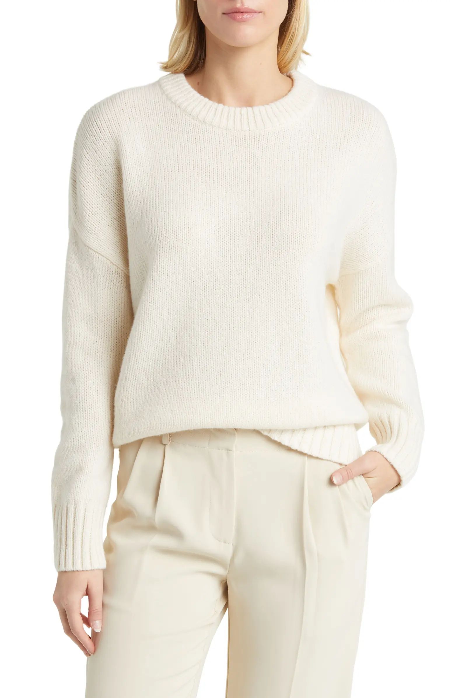 Oversize Wool & Cashmere Sweater | Nordstrom