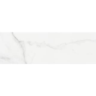 ELIANE Belmar White 4 in. x 12 in. Ceramic Wall Tile (10.98 sq. ft. / case) 8040958 - The Home De... | The Home Depot