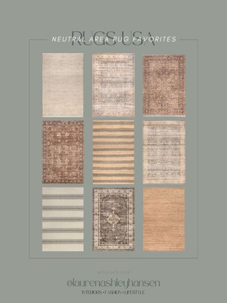 Rugs USA has so many beautiful area rugs that I’m loving right now! We’ve added three of these to our home (Fannie, Lennox, and the Handwoven Jute) and are so impressed with the quality and style of each. Use code LAH15 to save! 

#LTKsalealert #LTKhome #LTKstyletip