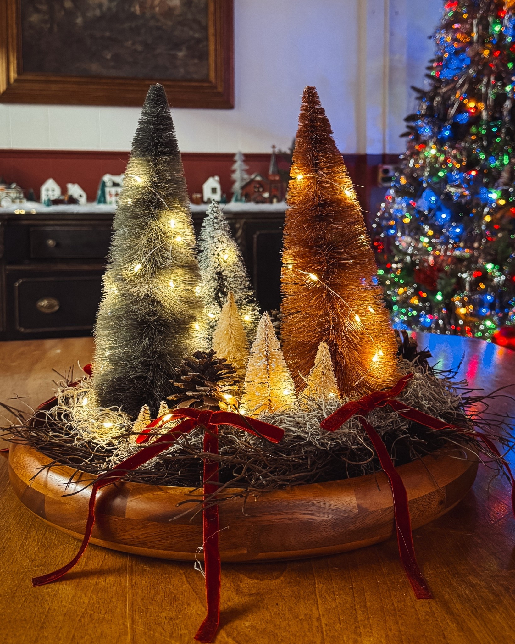 I rounded up everything you need to recreate my DIY Bottle Brush Wreath Centerpiece. 😊 

#LTKHoliday #LTKSeasonal #LTKHome
