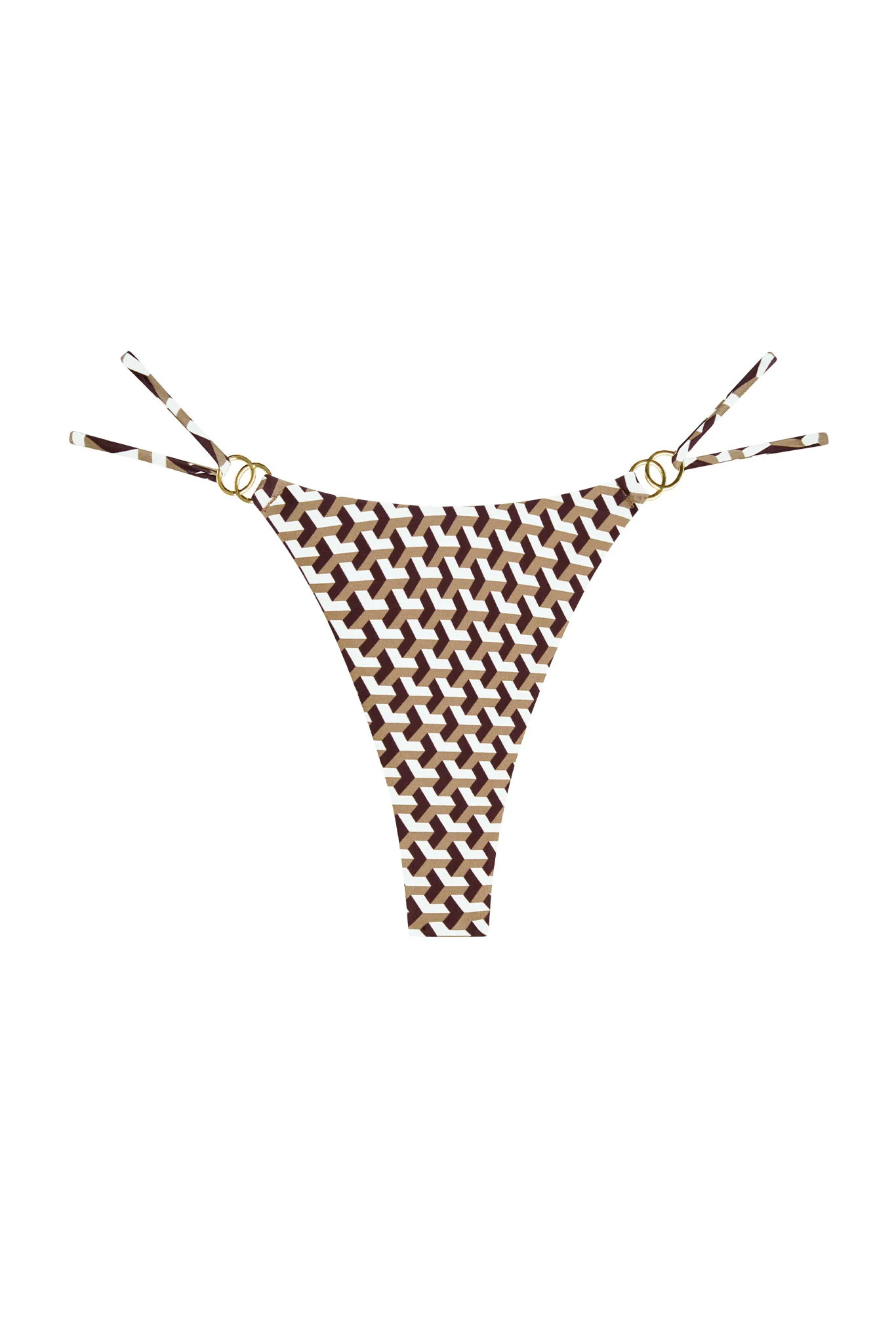 Petit Ermitage Bottom - Husk Geo | Monday Swimwear