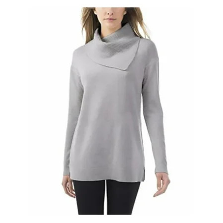 Celeste Womens Size X-Small Pullover Long Sleeve Turtleneck Sweater, Grey | Walmart (US)