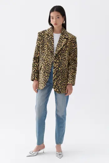 Nocturne Leopard Print Jacket | Nordstrom | Nordstrom