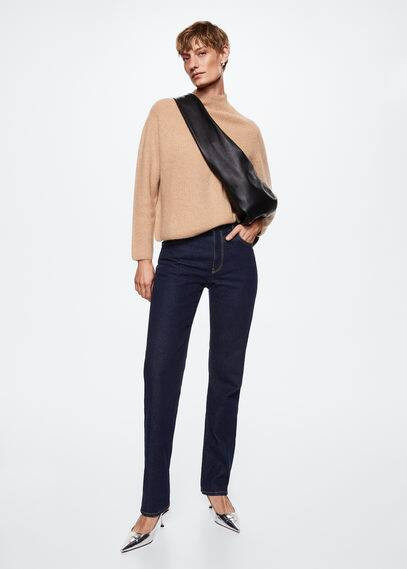 Perkins 100% cashmere sweater medium brown - Woman - M - MANGO | MANGO (UK)