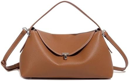 Genuine Leather Handbags for Women,Large Commuting Tote Bags with Removable Shoulder Strap,Should... | Amazon (US)