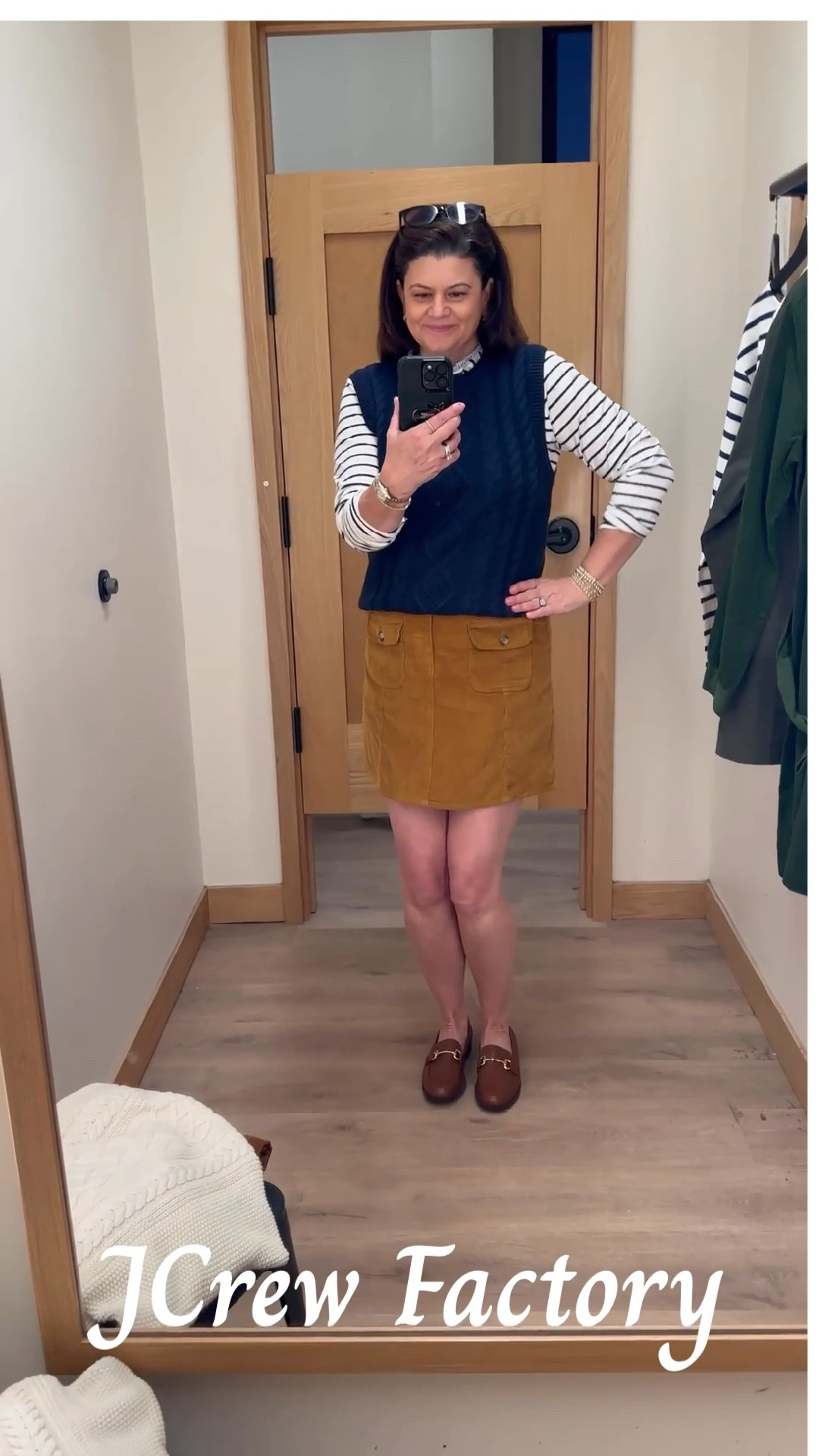 JCrew Factory has so many good pieces for fall. I love the way you can mix and match the corduroy skirt, corduroy pants, stripped tops, sweater vests, barn coat, and these loafers with the gold metal detail! 


#LTKFindsUnder50 #LTKSaleAlert #LTKSeasonal