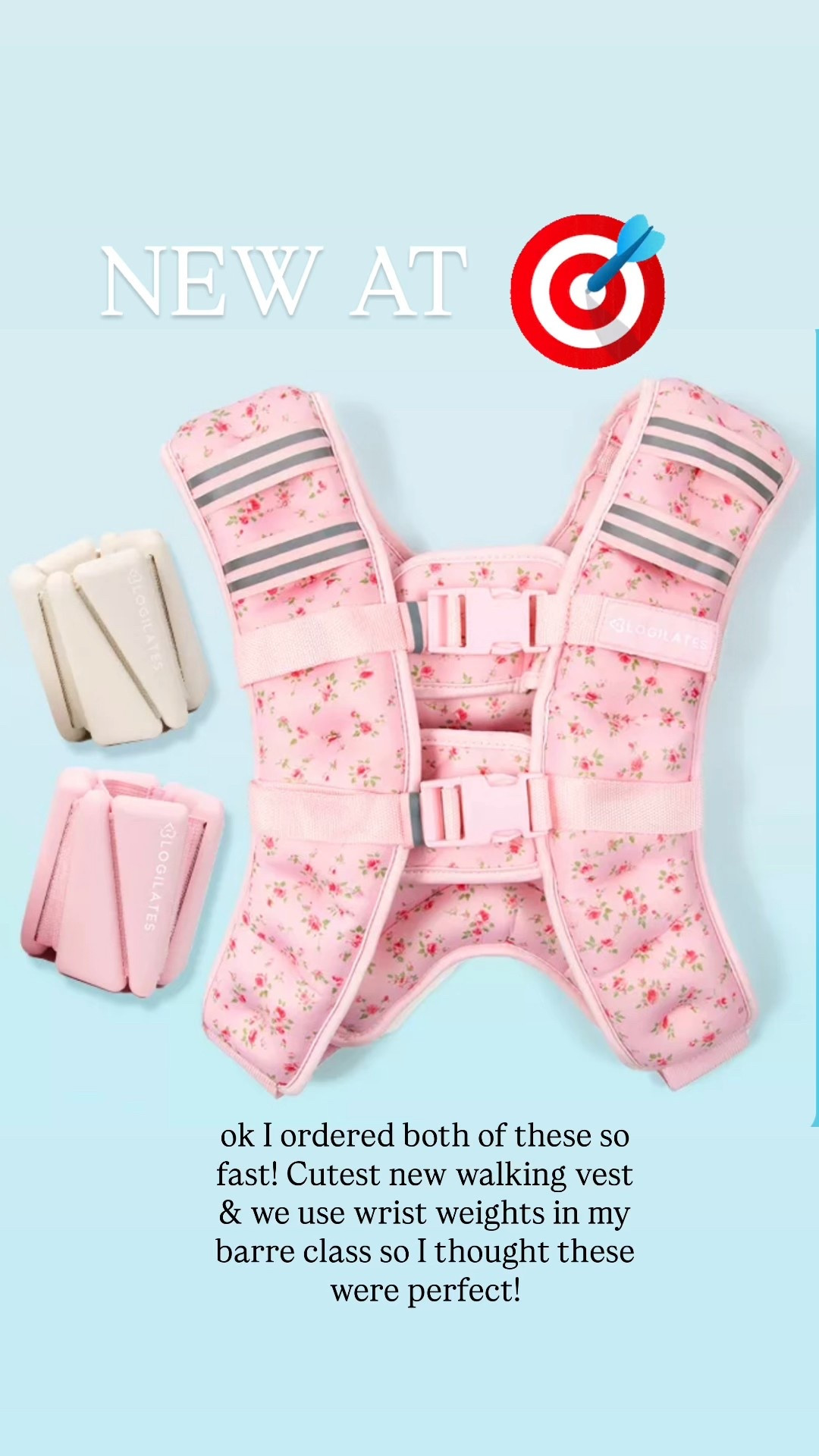 New floral weighted vest! 

#LTKFindsUnder50 #LTKselfcare #LTKfitnessgoals