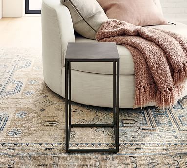 Duke 12" Square Accent Table | Pottery Barn (US)